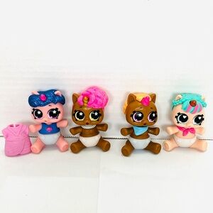 Zuru Unicorn Squad Assorted Newborn Figures Lot(4) No Accessories